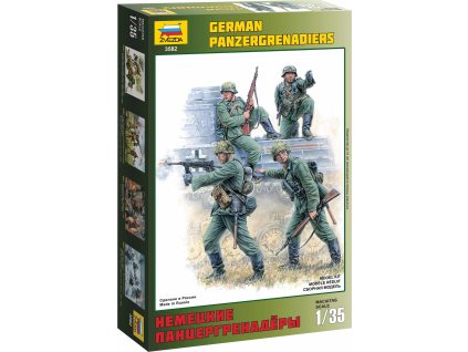 Model Kit figurky 3582 - German Panzergrenadiers (1:35)