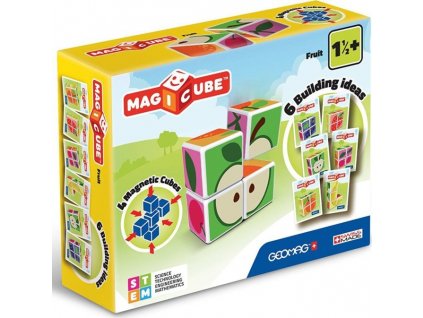 GEOMAG Magnetické kostky Magicube Ovoce