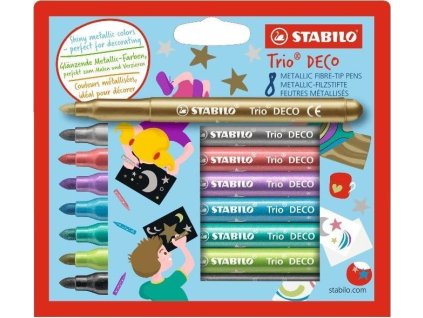 STABILO Trio DECO 8 fixů