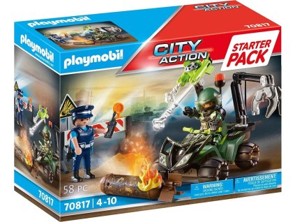 PLAYMOBIL® City Action 70817 Starter Pack Policie: Nebezpečné cvičení