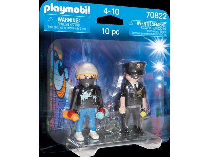 PLAYMOBIL® Duo Pack 70822 Policista a sprejer