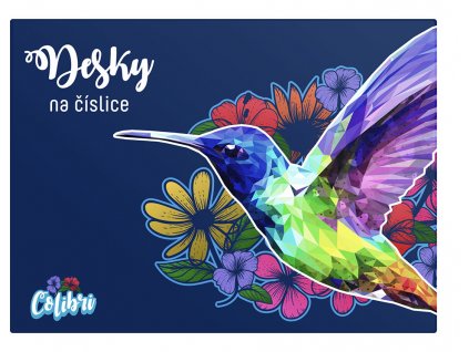 OXYBAG Desky na číslice Kolibřík