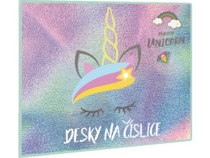 OXYBAG Desky na číslice Unicorn iconic