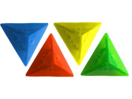 MAGFORMERS Lux pyramida barevná trojboká 1ks (mix)
