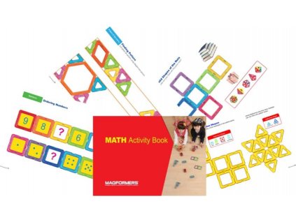 MAGFORMERS Učebnice Magtematika Math Activity Book (anglicky)