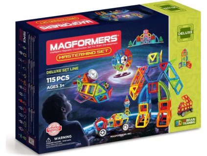 MAGFORMERS Mastermind 115 dílků