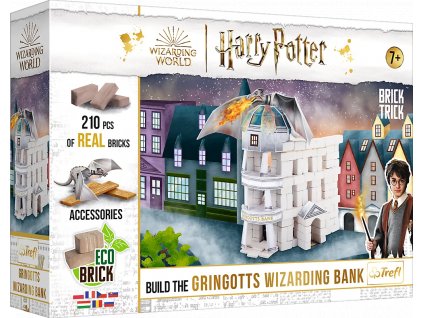 TREFL BRICK TRICK Harry Potter: Gringottova kouzelnická banka M 210 dílů