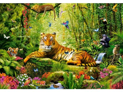 CASTORLAND Puzzle Tygří veličenstvo 500 dílků