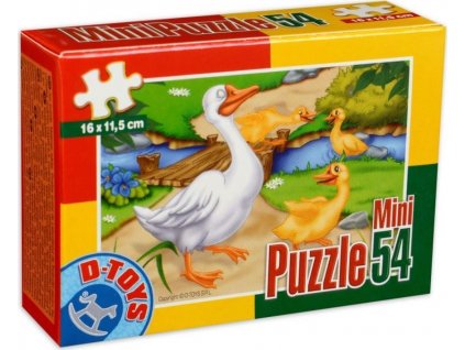 D-TOYS Puzzle Husa s housaty 54 dílků