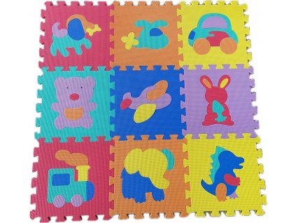 Pěnové puzzle Zvířata a doprava I (30x30)