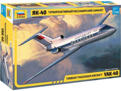 Model kit letadlo 7030 - Yak-40 Regional Jet (1:144)