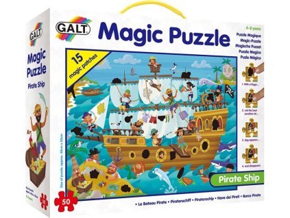 GALT Magické puzzle Pirátská loď 50 dílků