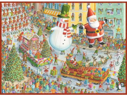 RAVENSBURGER Puzzle Přichází Vánoce 500 dílků