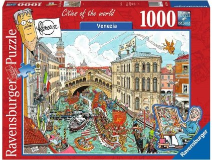 RAVENSBURGER Puzzle Města světa: Benátky 1000 dílků