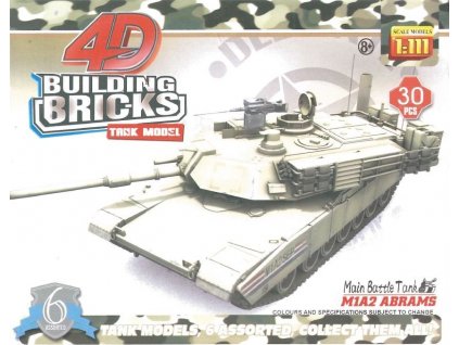 3D puzzle Vojenský tank M1A2 ABRAMS