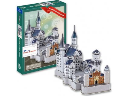 CLEVER&HAPPY 3D puzzle Zámek Neuschwanstein 99 dílků