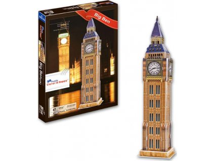 CLEVER&HAPPY 3D puzzle Big Ben, Londýn 47 dílků