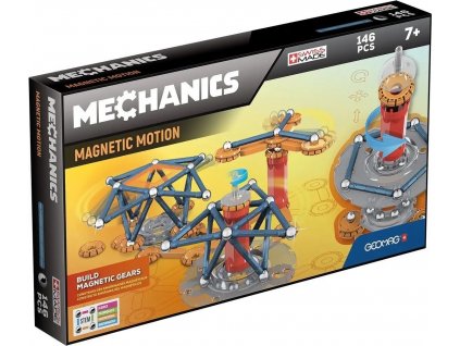 Magnetická stavebnice GEOMAG - Mechanics 146 dílků