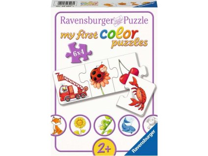 RAVENSBURGER Moje první puzzle Barvy 6x4 dílky