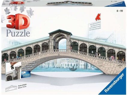 RAVENSBURGER 3D puzzle Most Ponte di Rialto 216 dílků