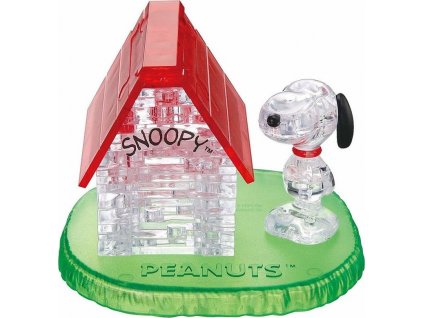HCM KINZEL 3D Crystal puzzle Snoopy a domek 50 dílků