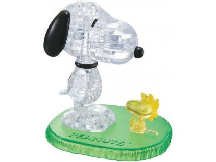 HCM KINZEL 3D Crystal puzzle Snoopy a Woodstock 41 dílků