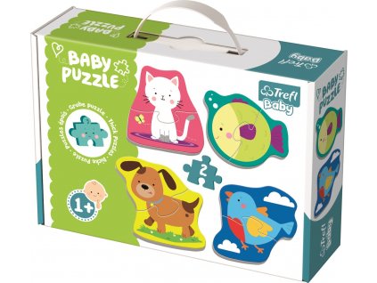 TREFL Baby puzzle Zvířata 4x2 dílky
