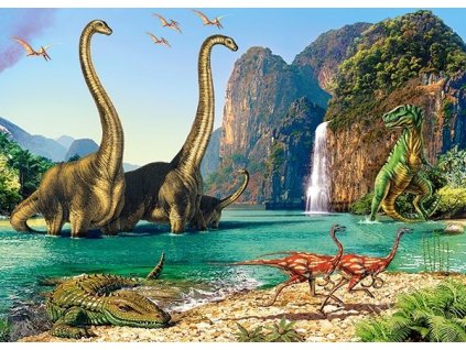 CASTORLAND Puzzle Svět dinosaurů 60 dílků