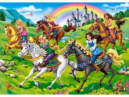 CASTORLAND Puzzle Princezny na vyjížďce 260 dílků