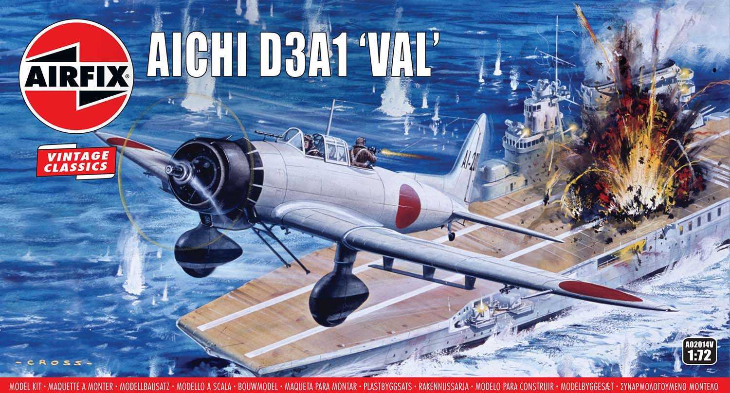 AIRFIX Classic Kit VINTAGE letadlo A02014V - Aichi D3A1 \'Val\' (1:72)