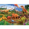 COBBLE HILL Rodinné puzzle Dinosauři 350 dílků