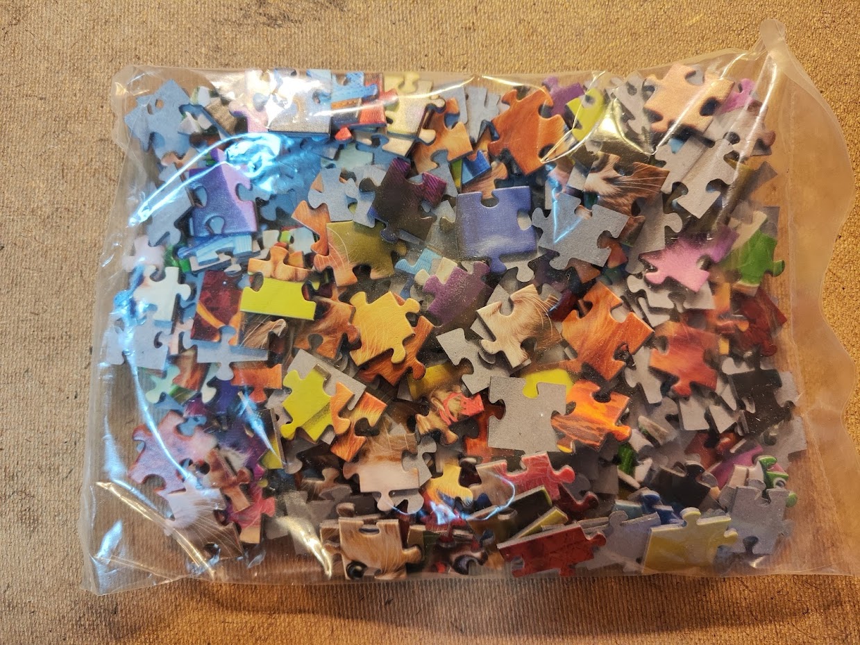 Reálné dílky puzzle Dino 300 XL dílků