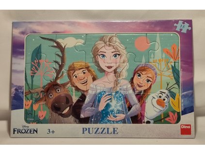 DINO Puzzle Ledové království: Rodina 15 dílků