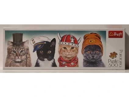 TREFL Puzzle Hebký tým 500 dílků panoramatický formát