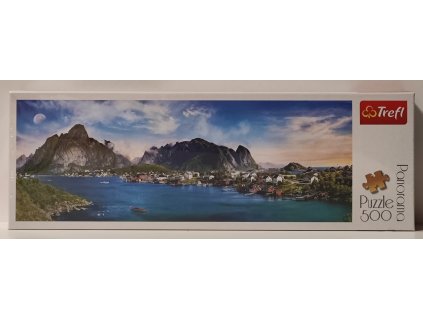 TREFL Panoramatické puzzle Lofoty, Norsko 500 dílků