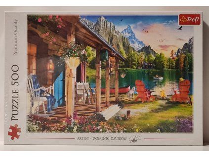 TREFL Puzzle Chata v horách 500 dílků
