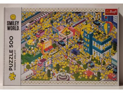 TREFL Puzzle Kde je Smiley? 500 dílků