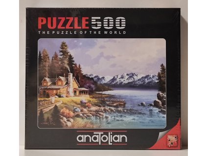 ANATOLIAN Puzzle Horská chatka 500 dílků