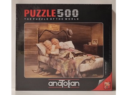 ANATOLIAN Puzzle Všude dobře, doma nejlíp 500 dílků