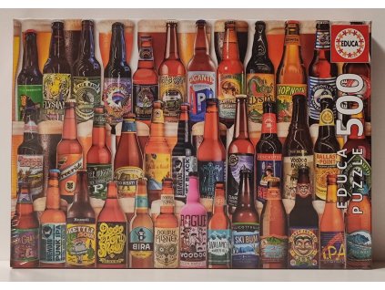 EDUCA Puzzle Řemeslná piva 500 dílků