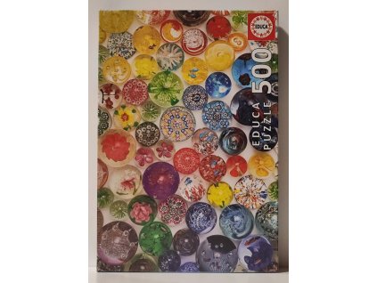 EDUCA Puzzle Skleněnky s fantazií 500 dílků