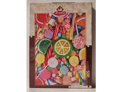 ART PUZZLE Puzzle Barevné sladkosti 500 dílků