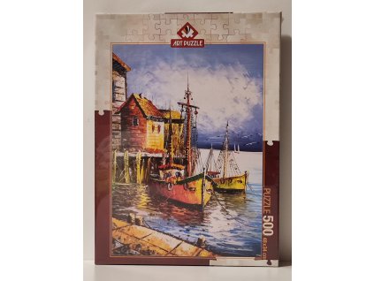 ART PUZZLE Puzzle Oranžový přístav 500 dílků