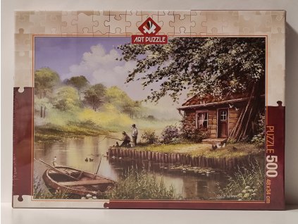 ART PUZZLE Puzzle Večerní rybaření 500 dílků