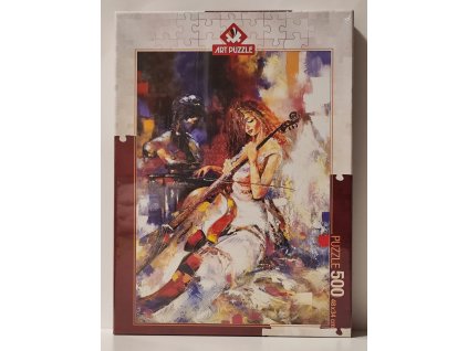 ART PUZZLE Puzzle Violoncellistka 500 dílků