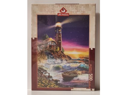 ART PUZZLE Puzzle Západ slunce u majáku 500 dílků