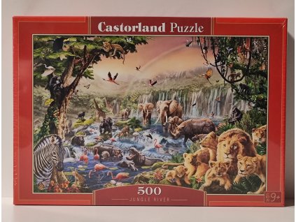 CASTORLAND Puzzle Řeka v džungli 500 dílků