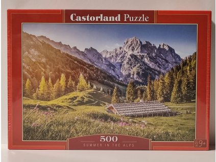 CASTORLAND Puzzle Léto v Alpách 500 dílků