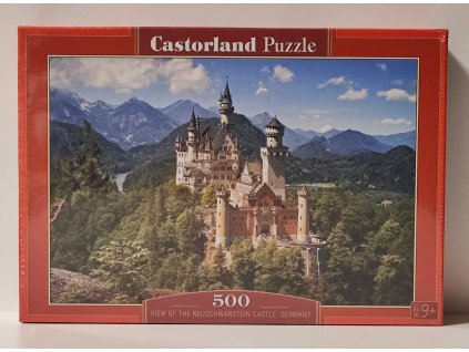 CASTORLAND Puzzle Výhled na zámek Neuschwanstein 500 dílků