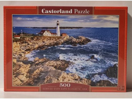 CASTORLAND Puzzle Východ slunce nad Cape Elizabeth, USA 500 dílků